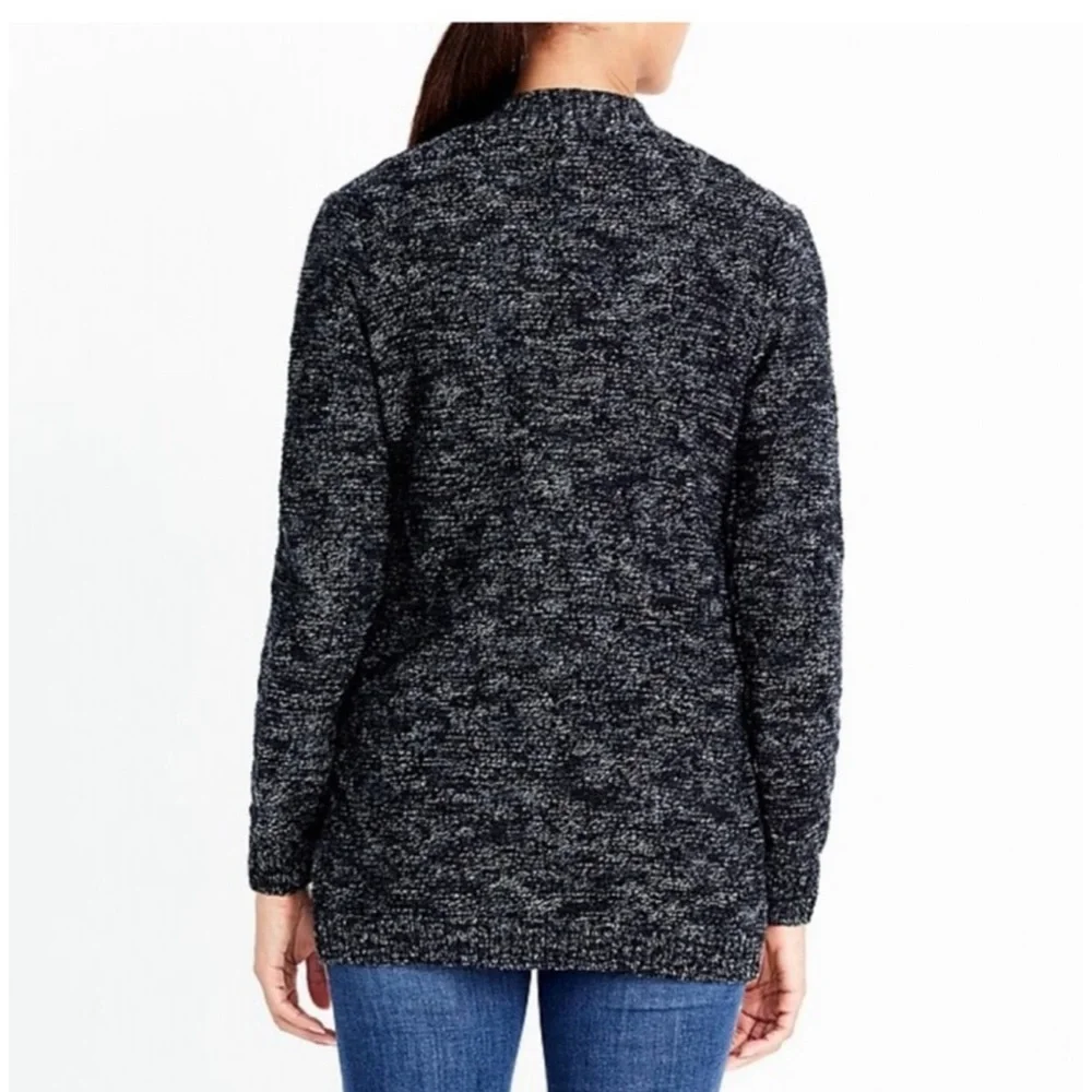 J. Crew Charcoal and Black Cardigan